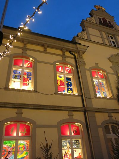 Weihnachtsmarkt - Adventsfenster