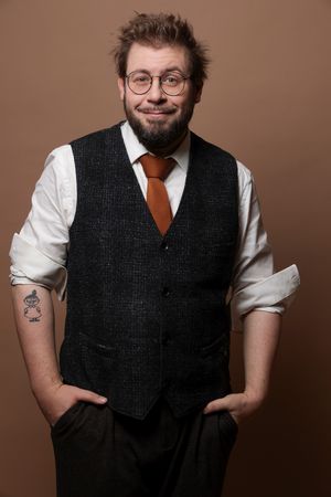 Prof. Dr. Hiram Kümper spricht in seinem Vortrag im Rahausaal über den ehrbaren Kaufmann. Foto: Privat
