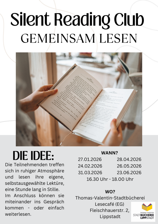 Termine für den Silent Reading Club