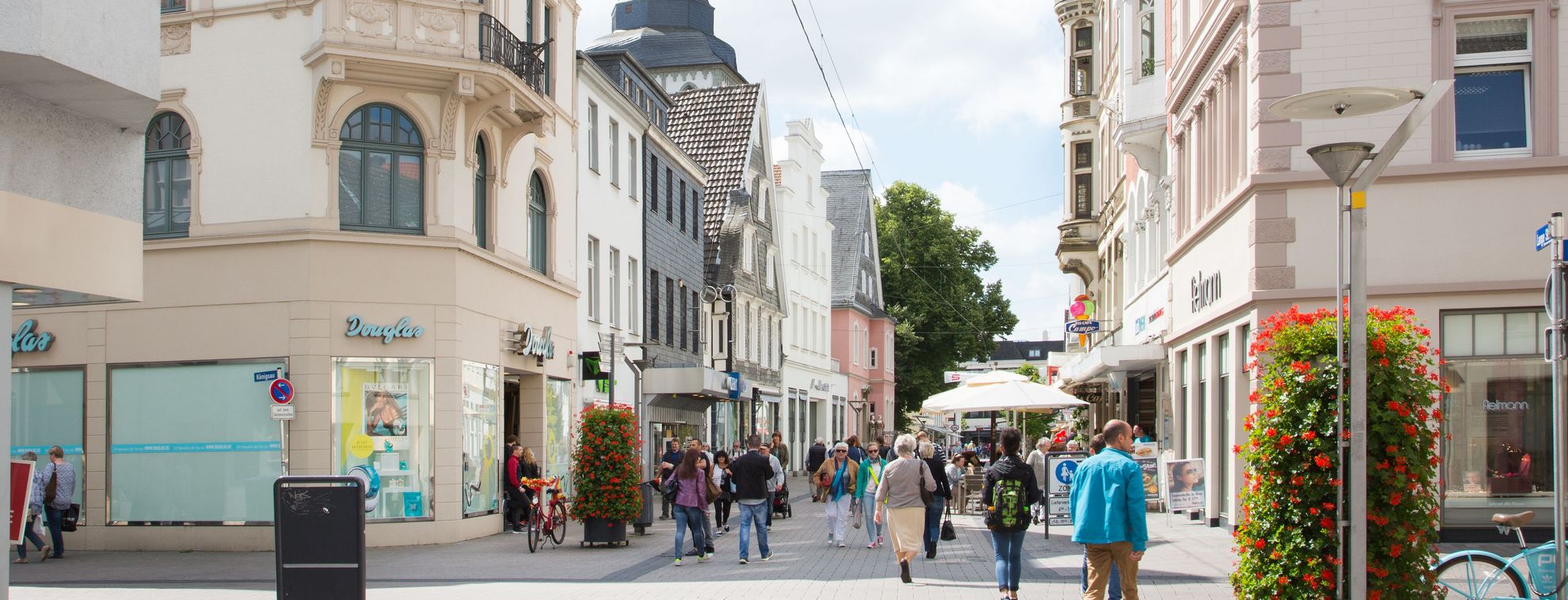 Blick auf die Lange Straße