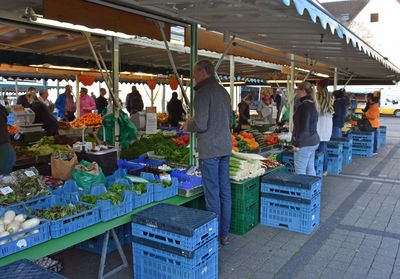 Marktstand Obst Gemüse Foto: Stadt Lippstadt