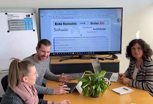 Erste Kontakte - Erster Job: Anmeldung für Schülerinnen und Schüler freigeschaltet