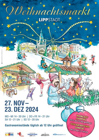 Plakat Weihnachtsmarkt 2024