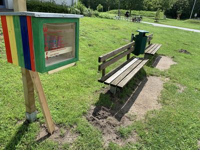 Auch am Jahnplatz wartet ein „WortOrt“ darauf, von lesefreudigen Kindern entdeckt zu werden. Foto: Stadt Lippstadt
