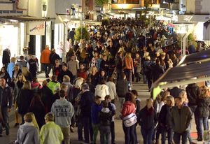 Moonlight-Shopping Innenstadt