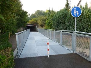 Die neue Zuwegung von der Nordseite. Foto: Stadt Lippstadt