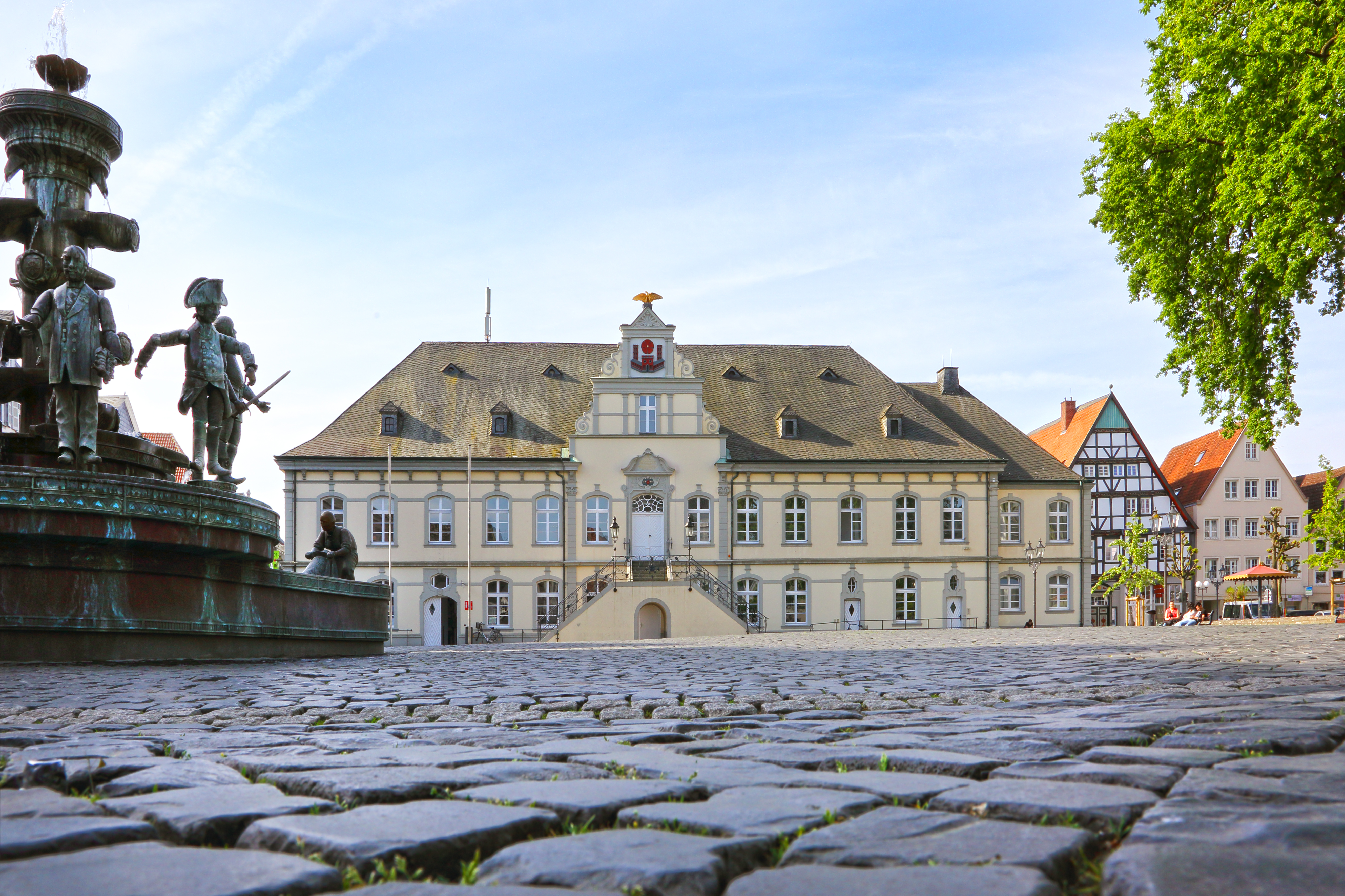 Zwei Wochen kann jetzt für das schönste Rathaus in NRW abestimmt werden. Foto: Sandra Püttmann