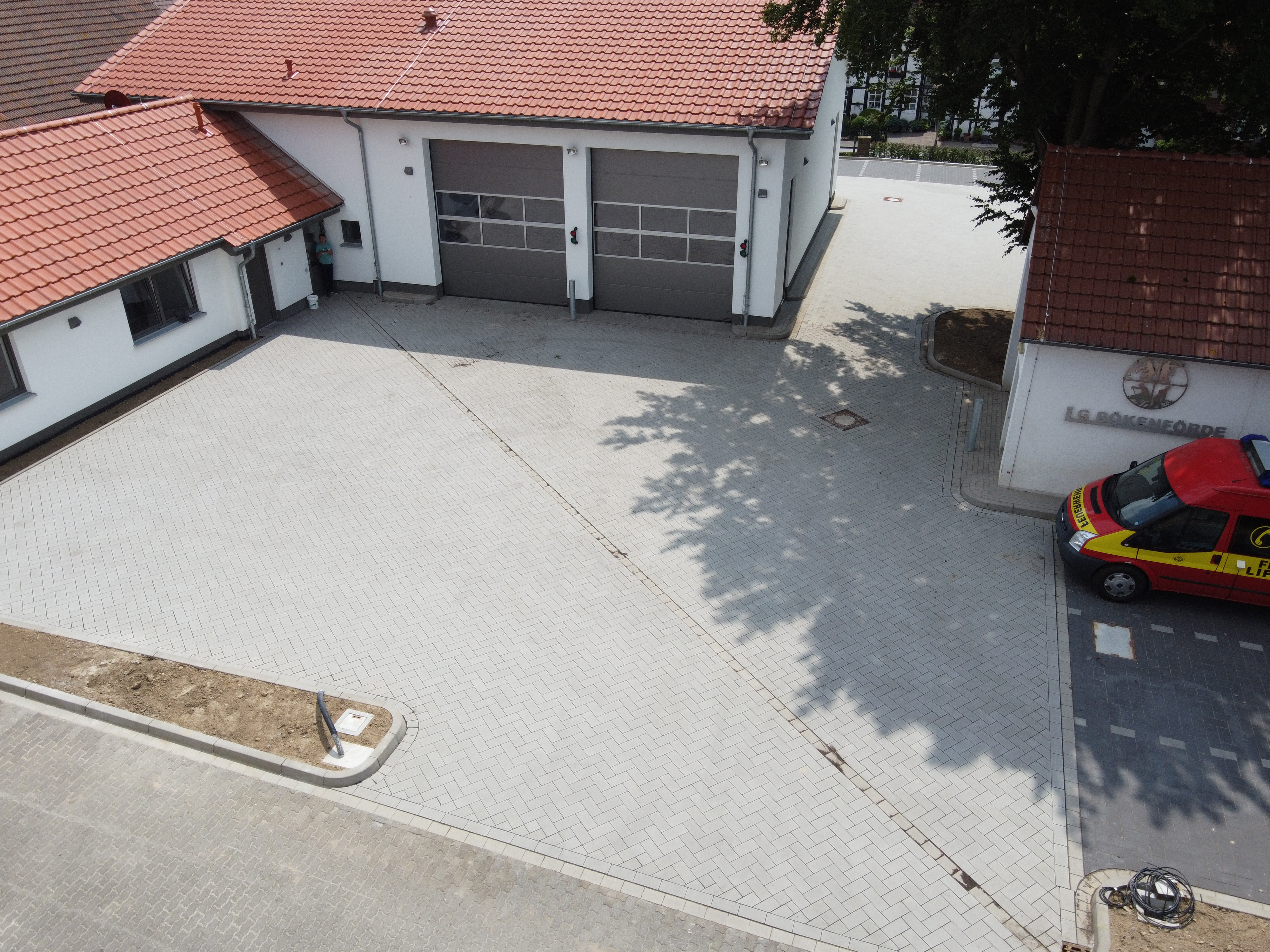 Das neue Feuerwehrgerätehaus in Bökenförde.