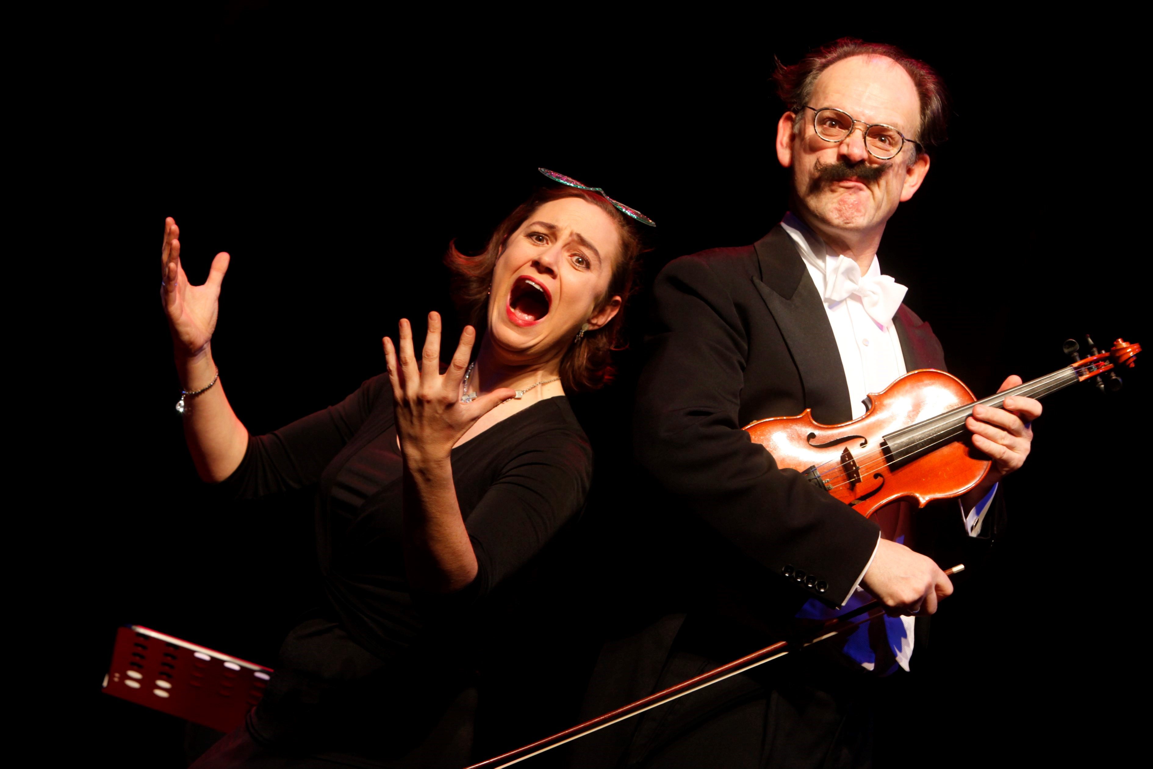 Die Fledermaus a trois, Sabine Fischmann und Michael Quast