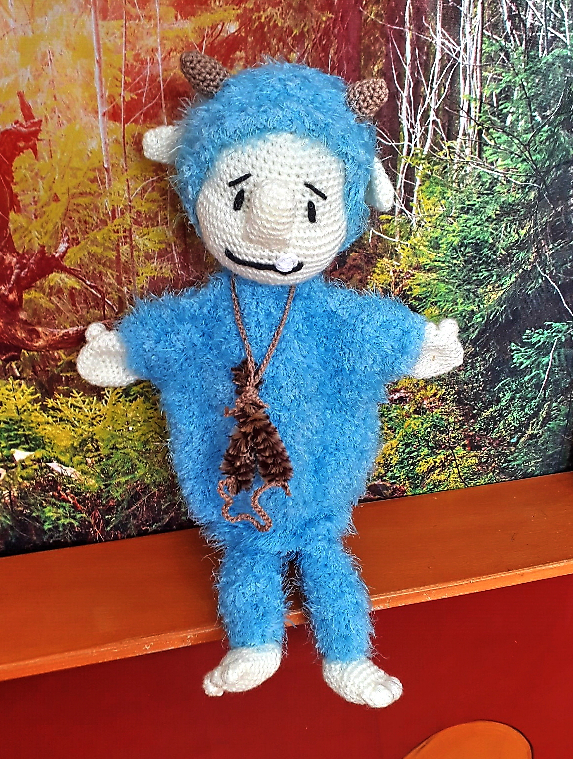 Blaues Monsterchen