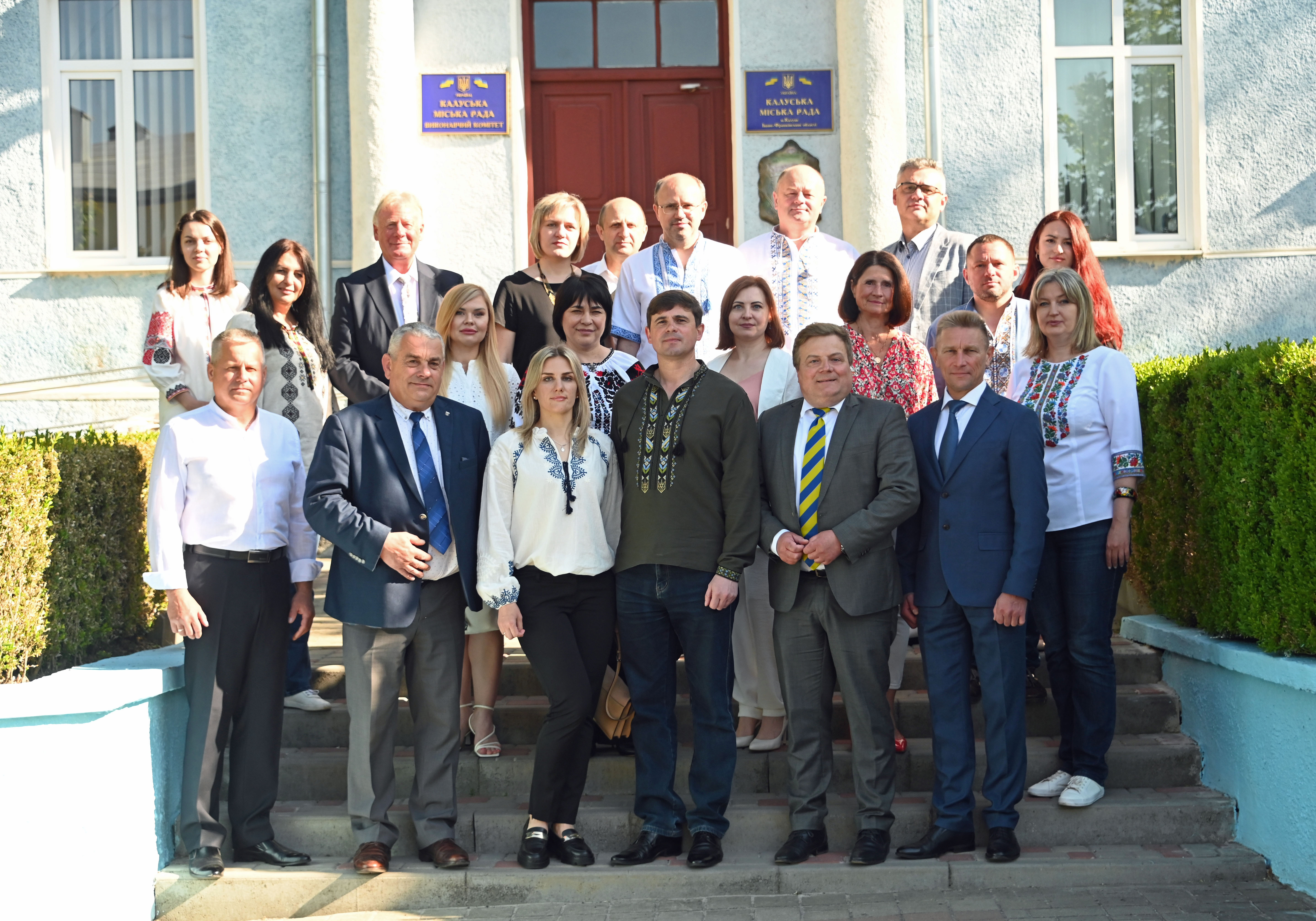 Im Mai war eine Delegation um Bürgermeister Arne Moritz zu Gast in Kalusch. In der kommenden Woche werden nun die Gäste aus der Ukraine in Lippstadt erwartet.  Foto: Dieter Tuschen