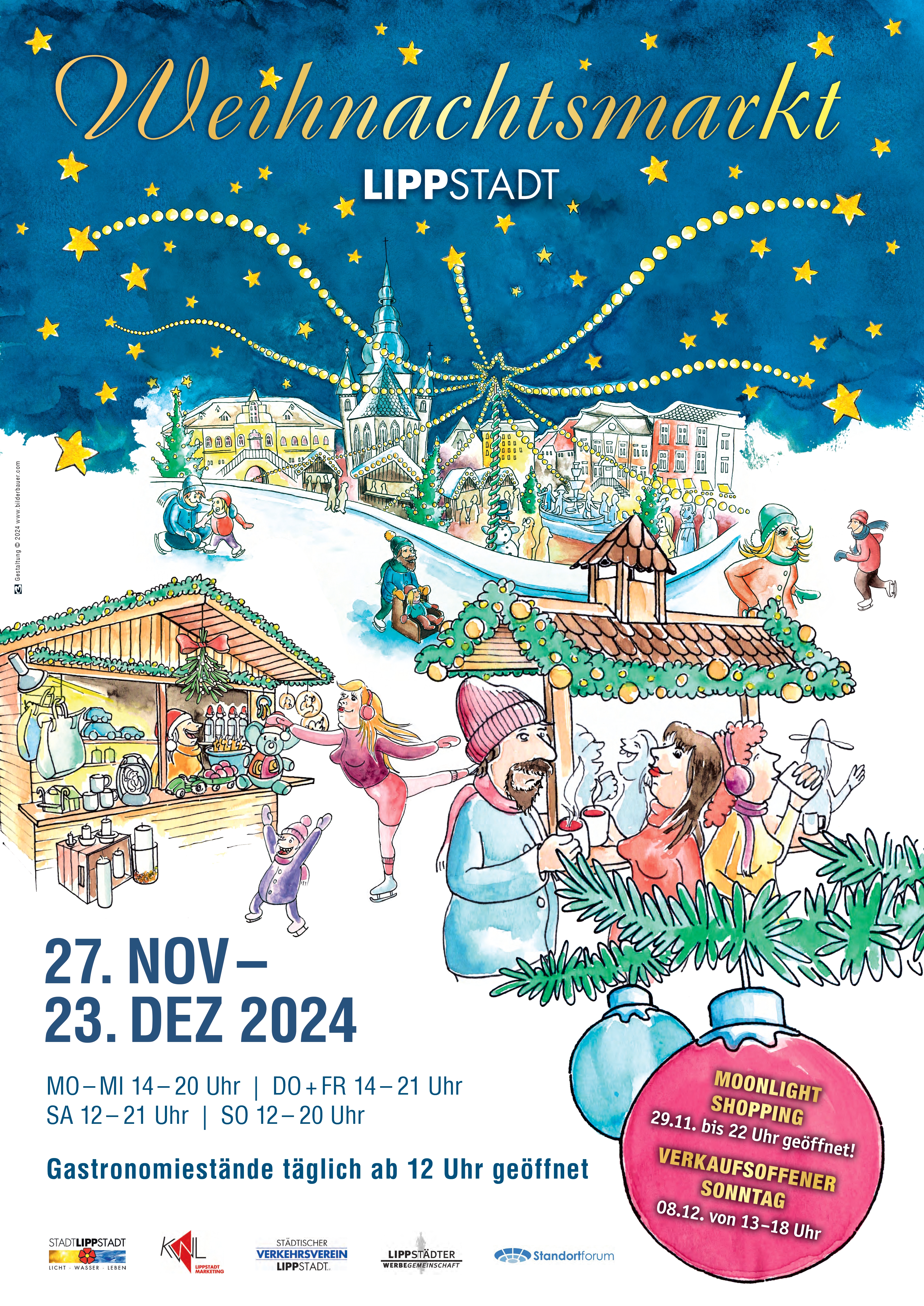 Plakat Weihnachtsmarkt 2024