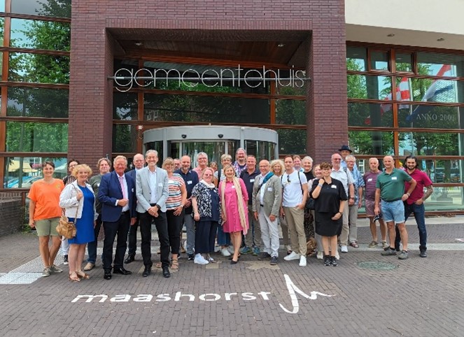Eine Delegation aus Rat und Verwaltung besuchte die Partnerstadt Maashorst. Foto; Stadt Lippstadt