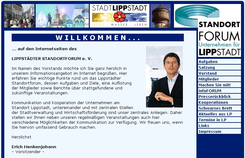 Neue Internetseite